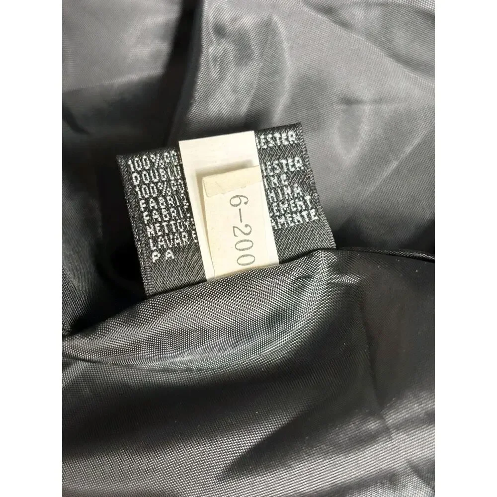 Tahari Arthur S. Levine Blazer Jacket Size 16 Black 3 Button Casual Career - Picture 4 of 8